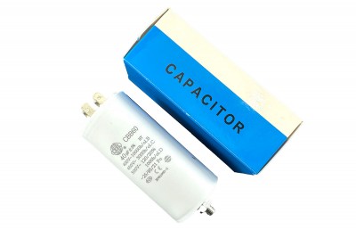 Конденсатор CBB60 40 мкФ 450V, з гайкою